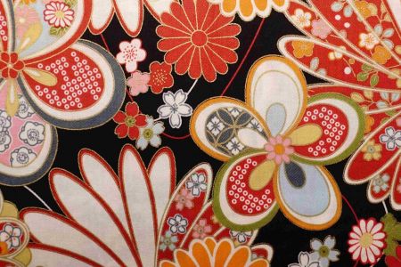 Гребена бавовняна тканина Hakka Daisy - Бавовняна тканина Hakka з квітковим орнаментом